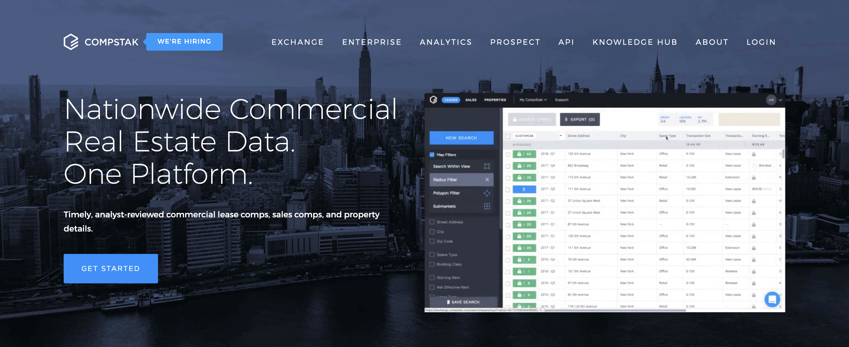 CRE data providers | CompStak